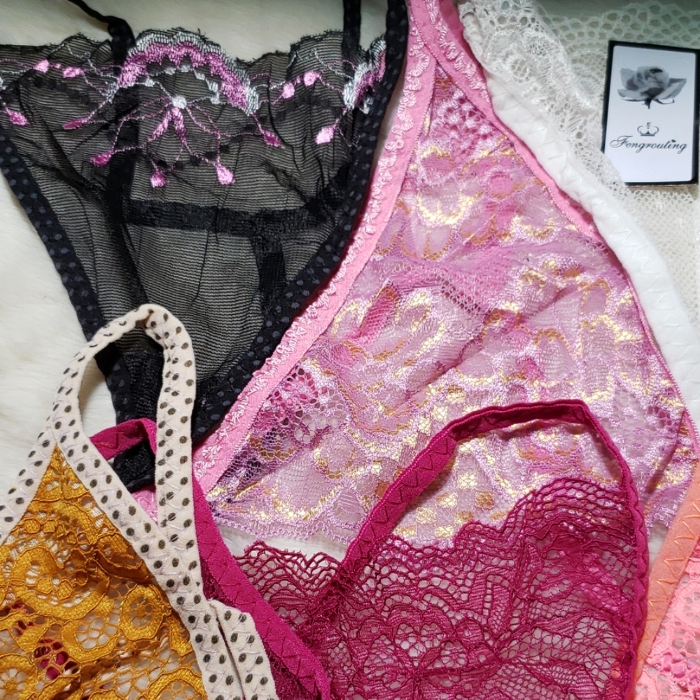 11 pairs of multi colored Women's gstring underwea - Picture 4 of 6